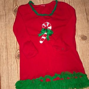 Cute Christmas Dress small stain size4T